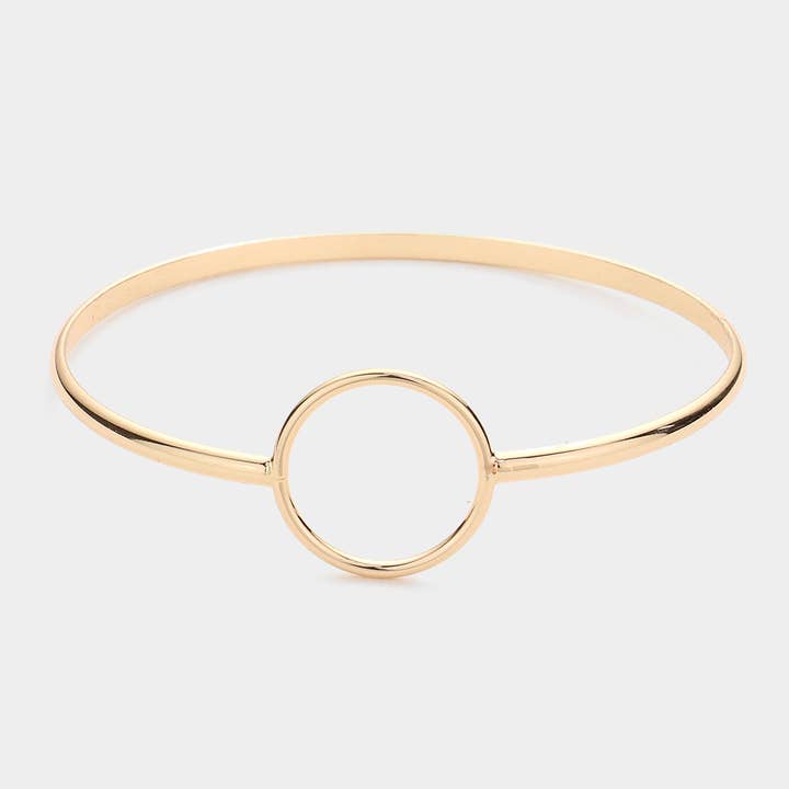 Öppet metallcirkel accenterat armband för wholesale av Sensibling Corp.