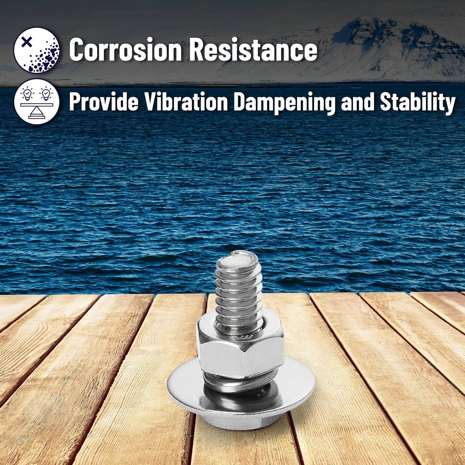 Bates Choice - Wholesale Craft Supplies - Bates- Fender Washers, #10 x 3/4", 100 pcs Stainless Steel4