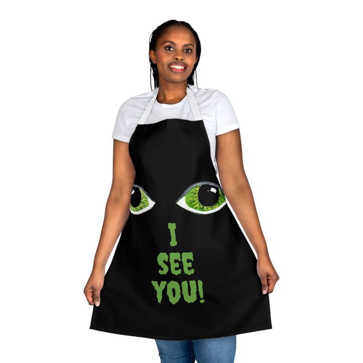 Halloween Spooky Eyes Apron for wholesale by See Joy Creative