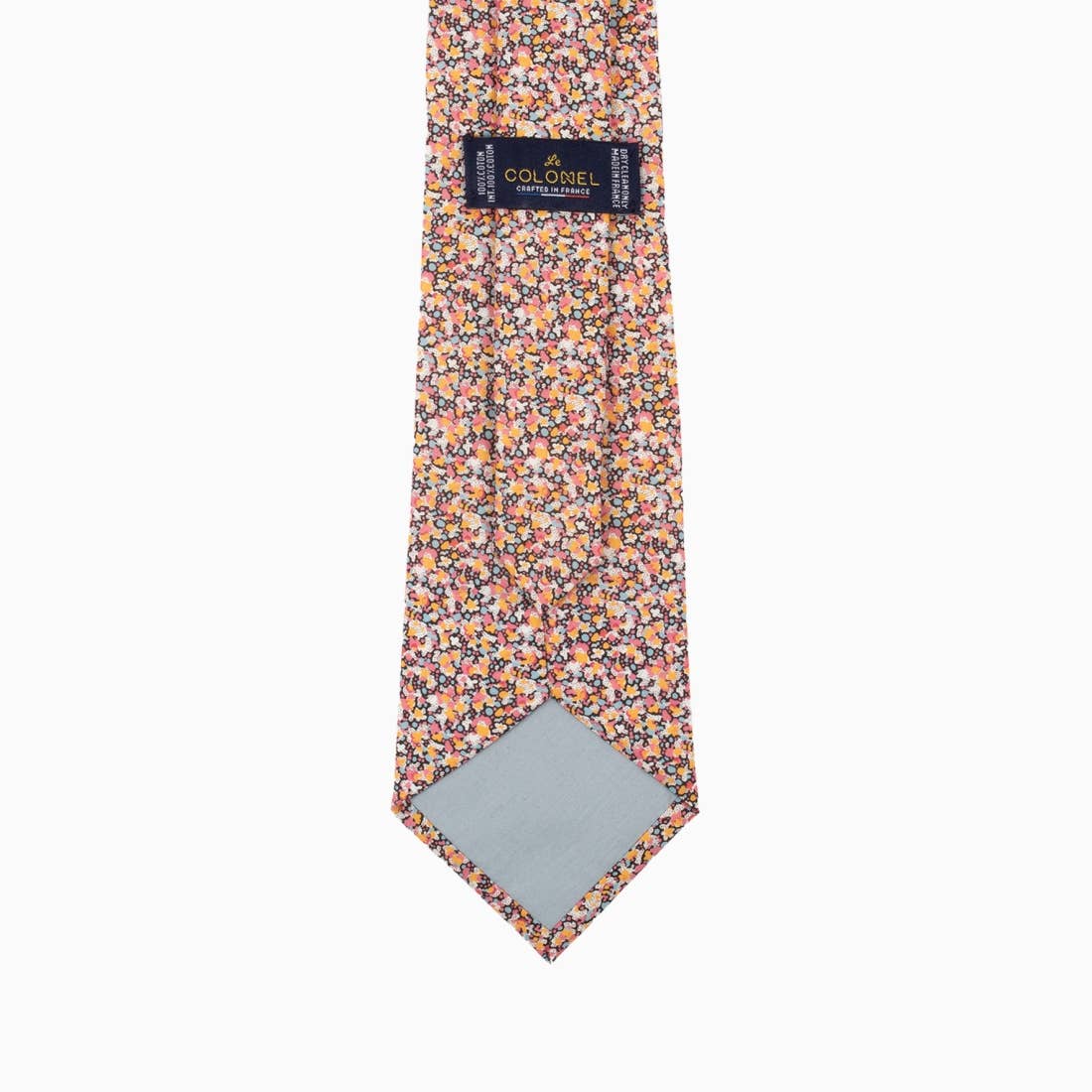 Le Colonel - Wholesale Necktie - Men's - Liberty Pepper tie orange / gray3