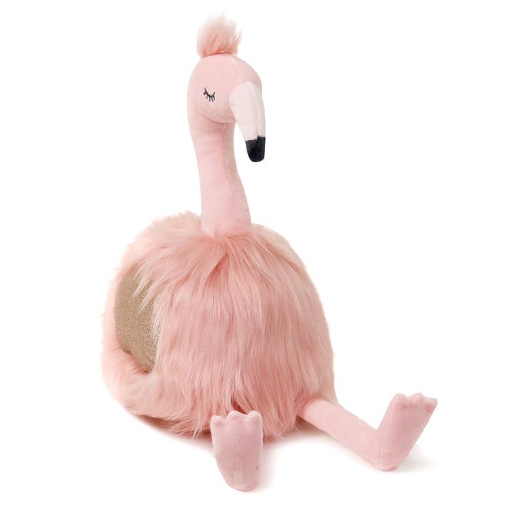Gloria Flamingo Soft Toy 17"/ 43cm for wholesale by OB Designs