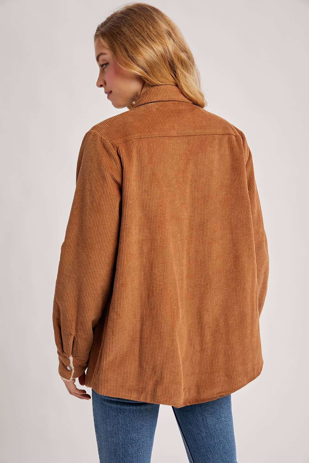 Bluivy - Wholesale Jacket - Women's - CORDUROY SHERPA-LINED JACKET5