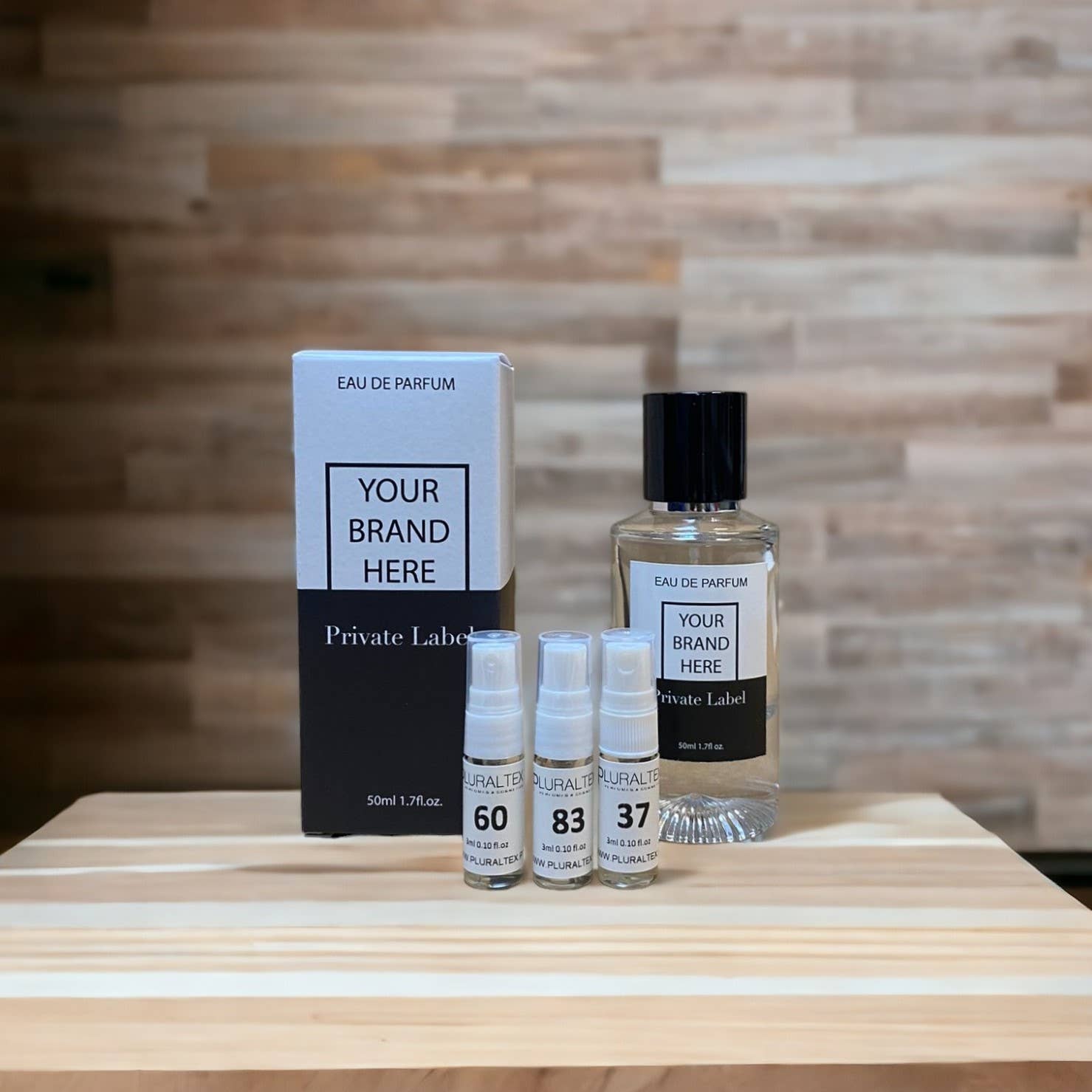 Pluraltex - Perfume Private Label - Wholesale Perfume/Eau de Toilette - Pack samples