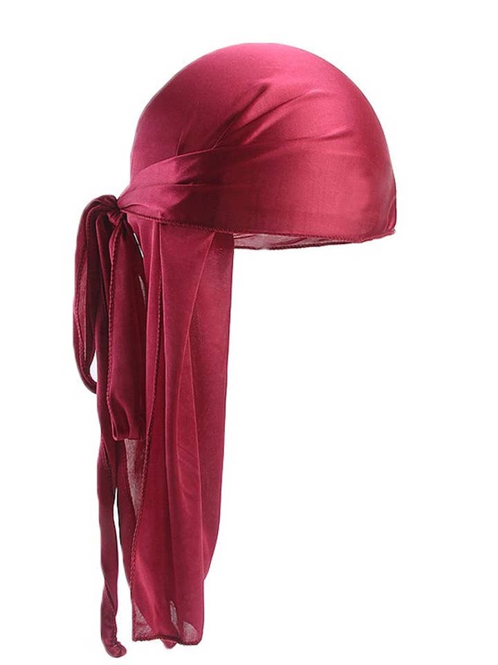 Durag / Du-rag / Do-rag / Bandana - Unisex - Rosso per la vendita all'ingrosso da parte di AfricanFabs