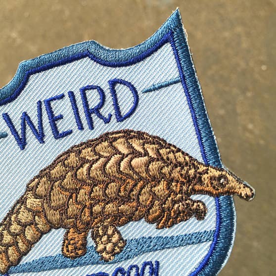 Frog & Toad Press - Wholesale Patch - Weird But Cool Pangolin Patch2