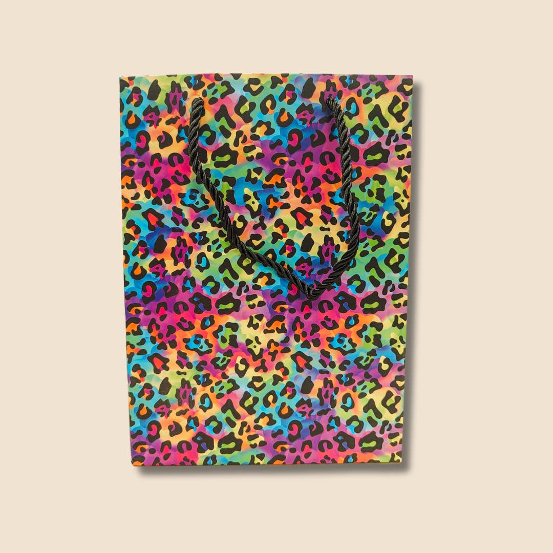Indigo Maiden - Wholesale Gift Bag - Rainbow Leopard Gift Bag