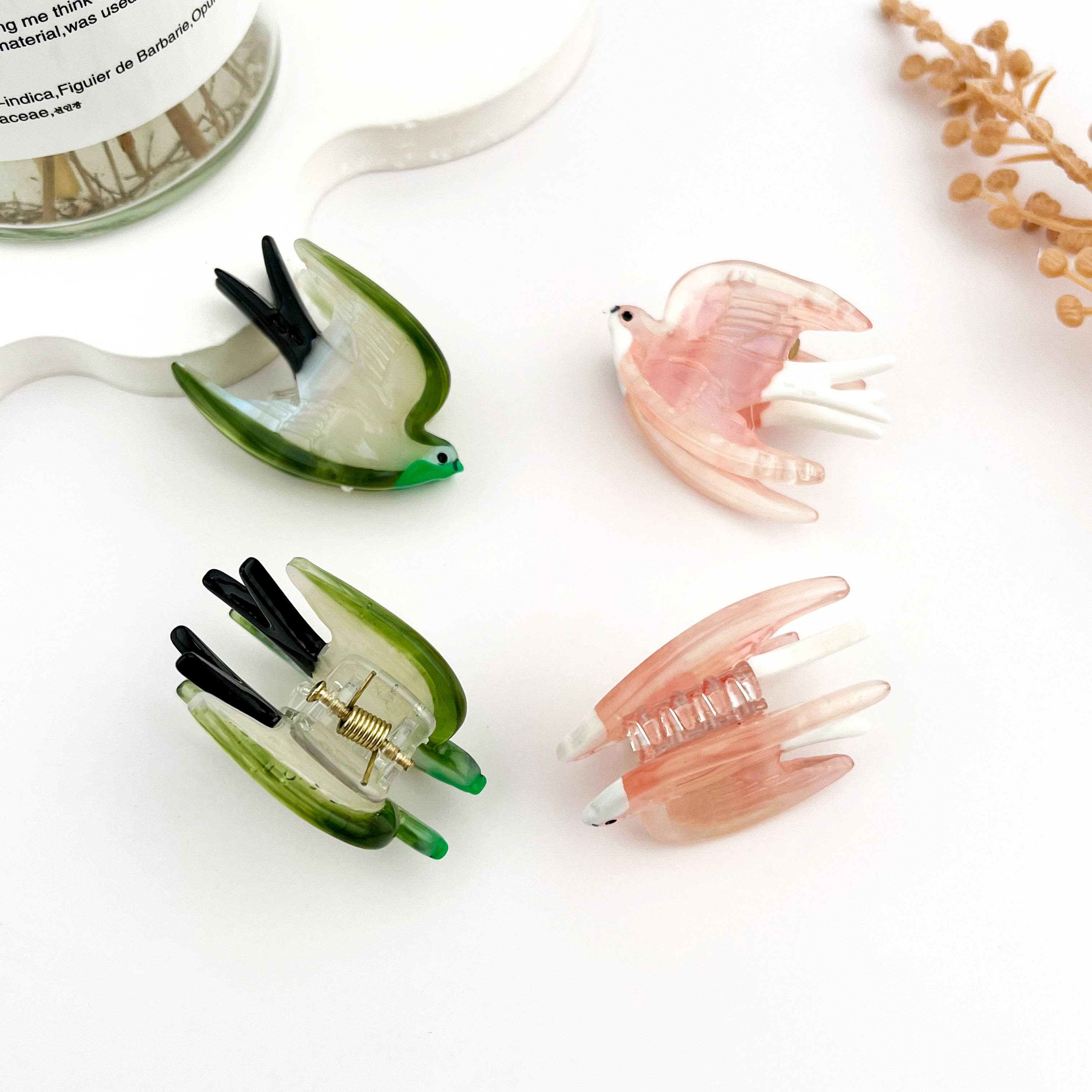 mildstyles - Wholesale Hair Clip - Women's - Mini Swallow Bird Acetate Hair Claw Clip –Summer Charm3