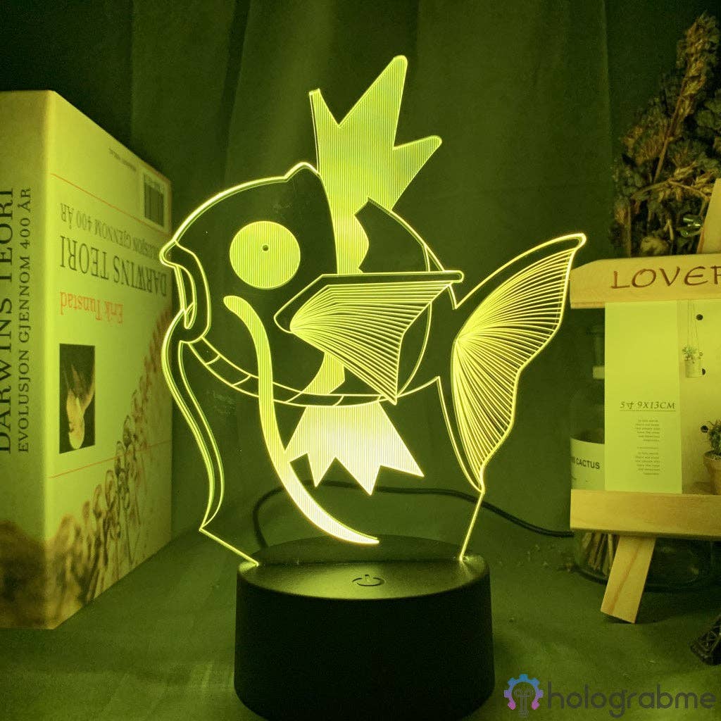 Holograbme – wholesale Accent-/skrivbordslampa – Pokémon-lampa Magikarp4