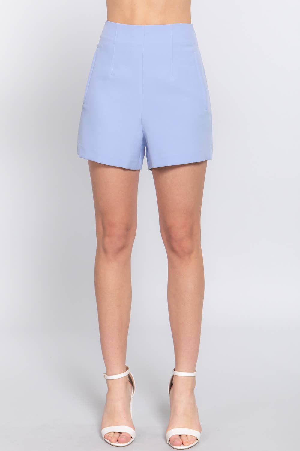 Active Basic | Active USA - Wholesale Shorts - Women's - Highwaist Pinktuck Detail Shorts33