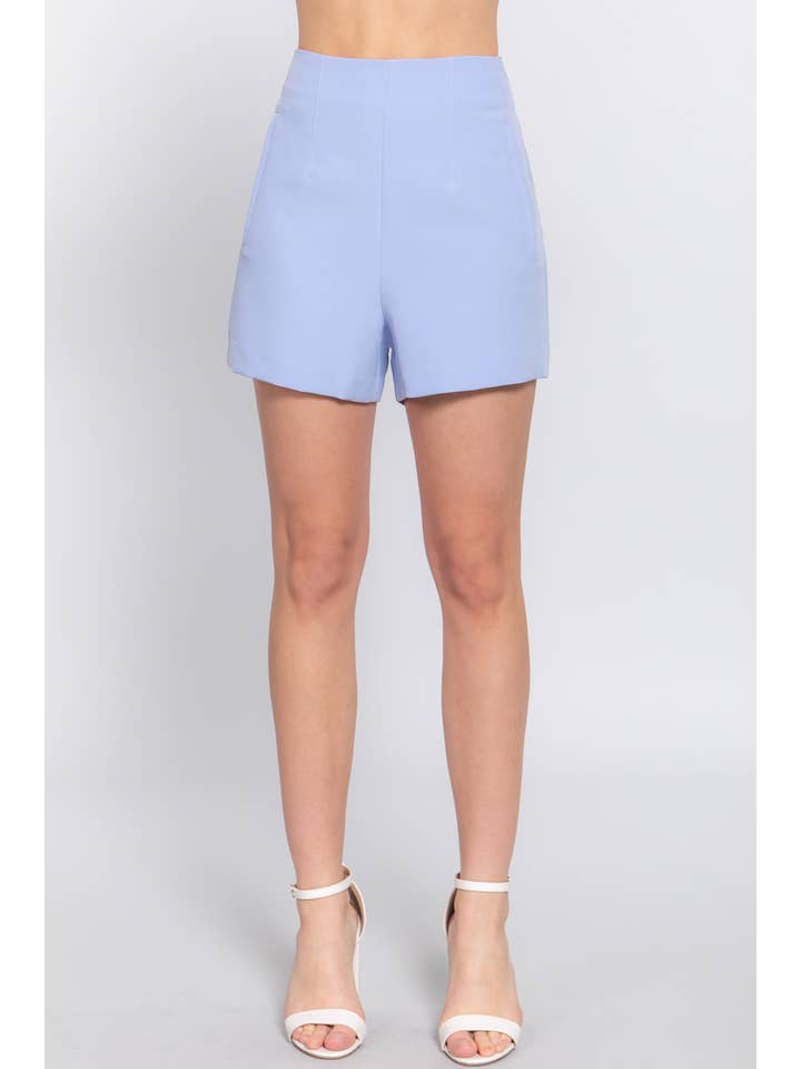 Active Basic | Active USA - Wholesale Shorts - Women's - Highwaist Pinktuck Detail Shorts33