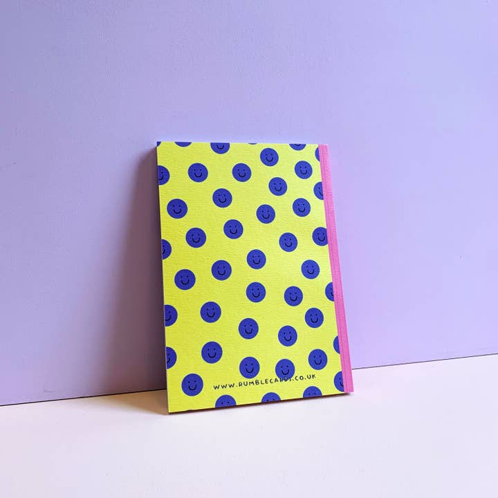 Rumble Cards - Wholesale Notebook - Smiley Face Notebook - Blank Notebook - Journal - Fun2
