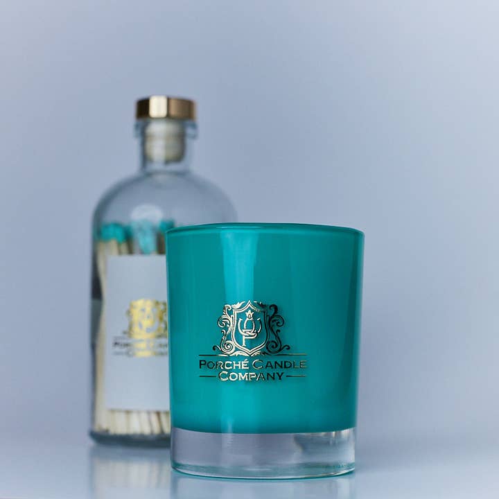 Porche Candle Company - Wholesale Jar/Filled Candle - Porché Candle Co - Luxury 8oz Candle Ylang Ylang & Mandarin
