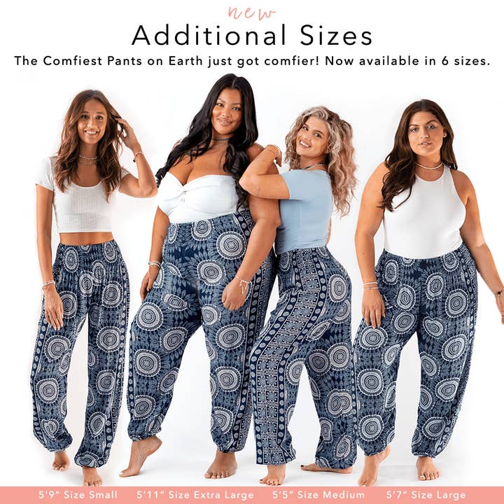 Lotus and Luna - Wholesale Pants - Women's - *BEST SELLER* Como Harem Pants with Pockets