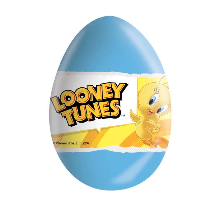 Candycat - Wholesale Chocolate Covered Sweets - Zaini - Ovo Chocolate Surprise - Looney Tunes - 24x20g