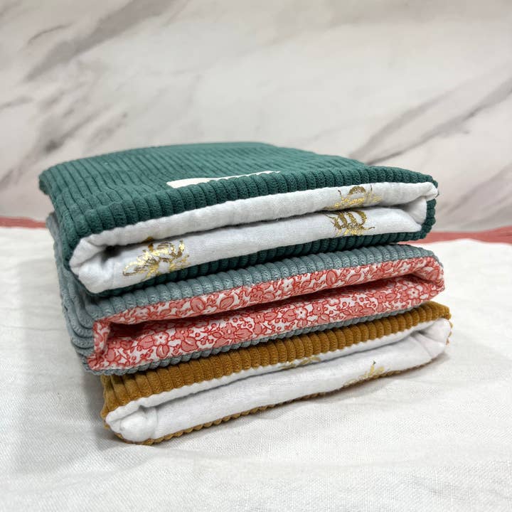 AMMA - Wholesale Book Cover - Corduroy Book Cover Forest Green3