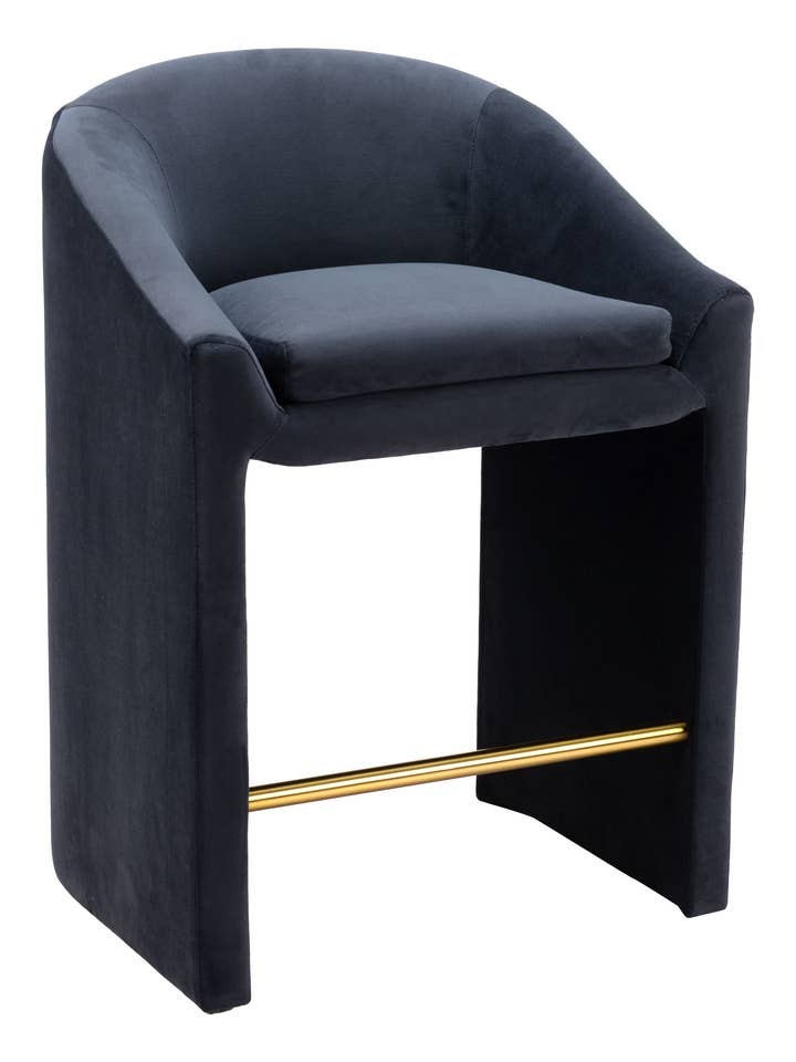 Taburete Emas, color gris medianoche para venta al por mayor de Zuo Modern