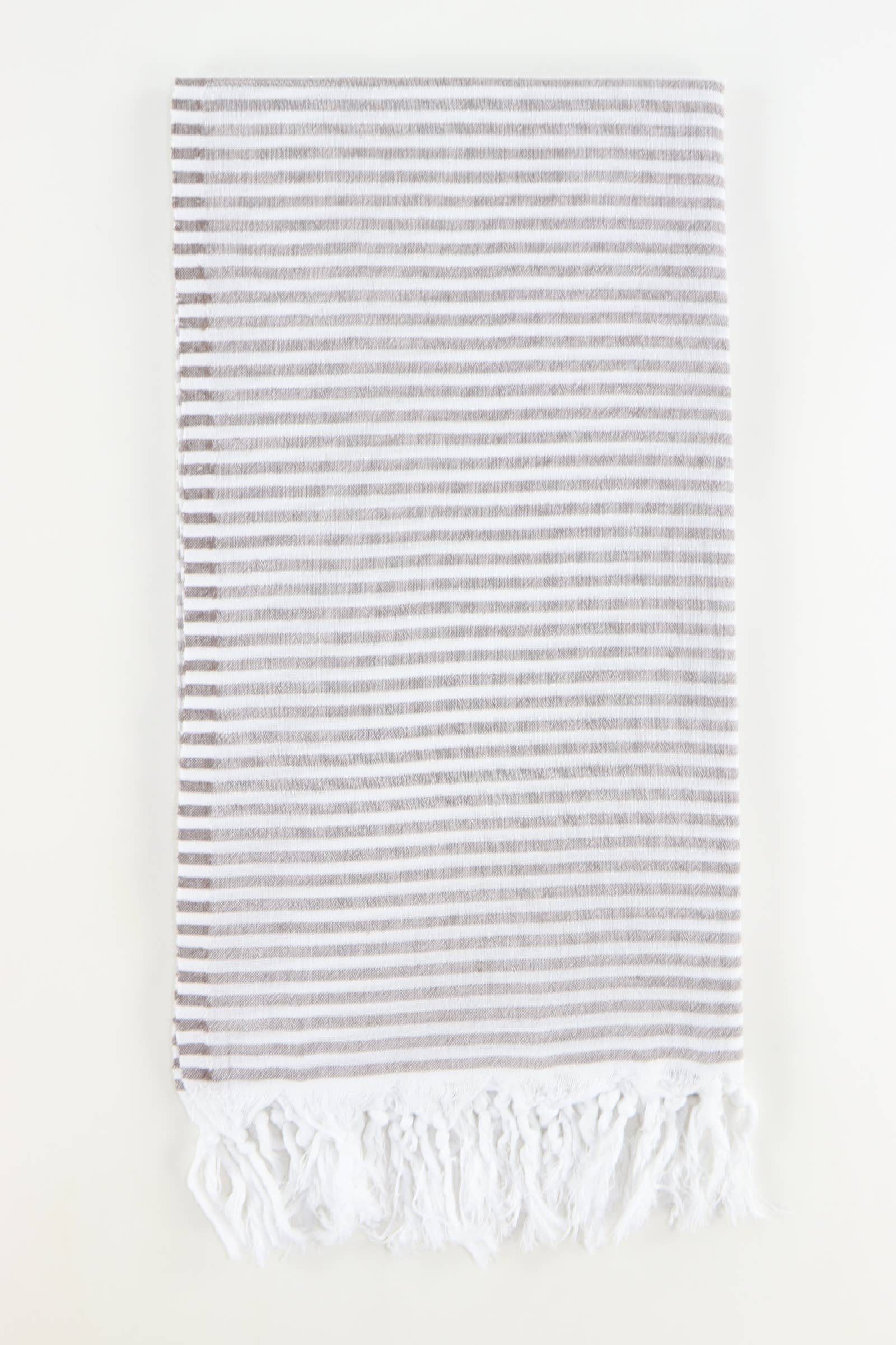 TURKISH LINEN & TOWELS - Wholesale Beach Towel - Premium Turkish Cotton Thin Striped Peshtemal Beach Towel13
