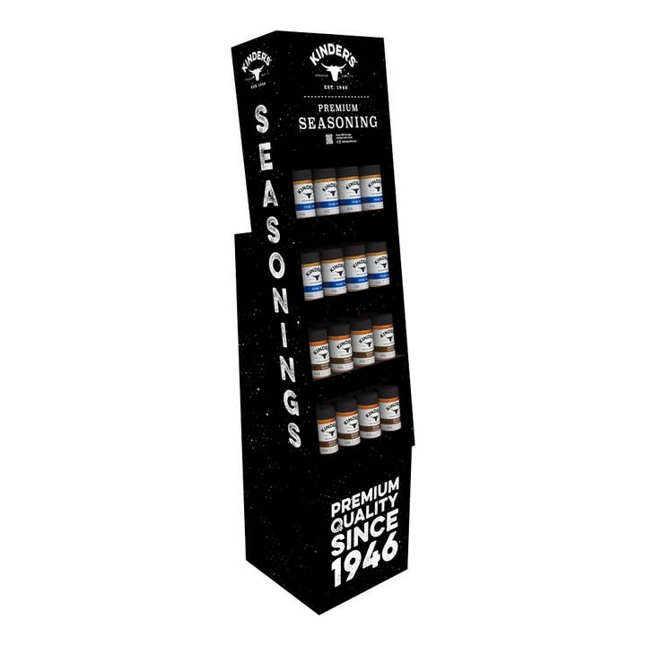 Kinder's Sauces & Seasonings - Wholesale Dried Spice - Holiday Seasonings - Display 48ct