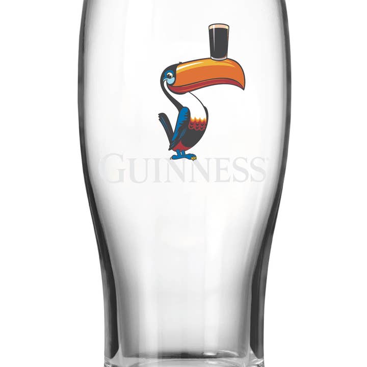 Toucan 20oz Pint Glass for wholesale by James Trading Group INC