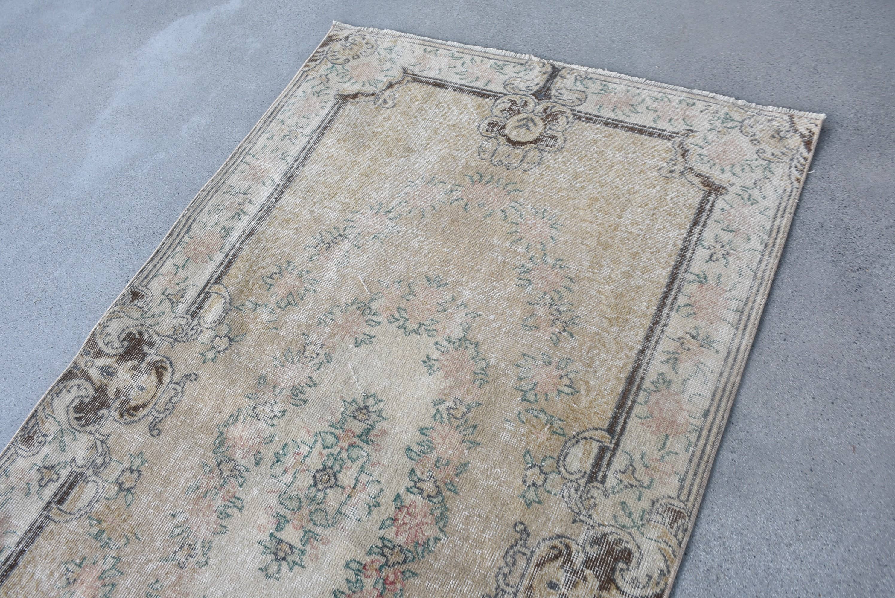 Anatolia Loom - Wholesale Runner Rug - Vintage Wool Rug - Classic Beige & Brown Rectangle6