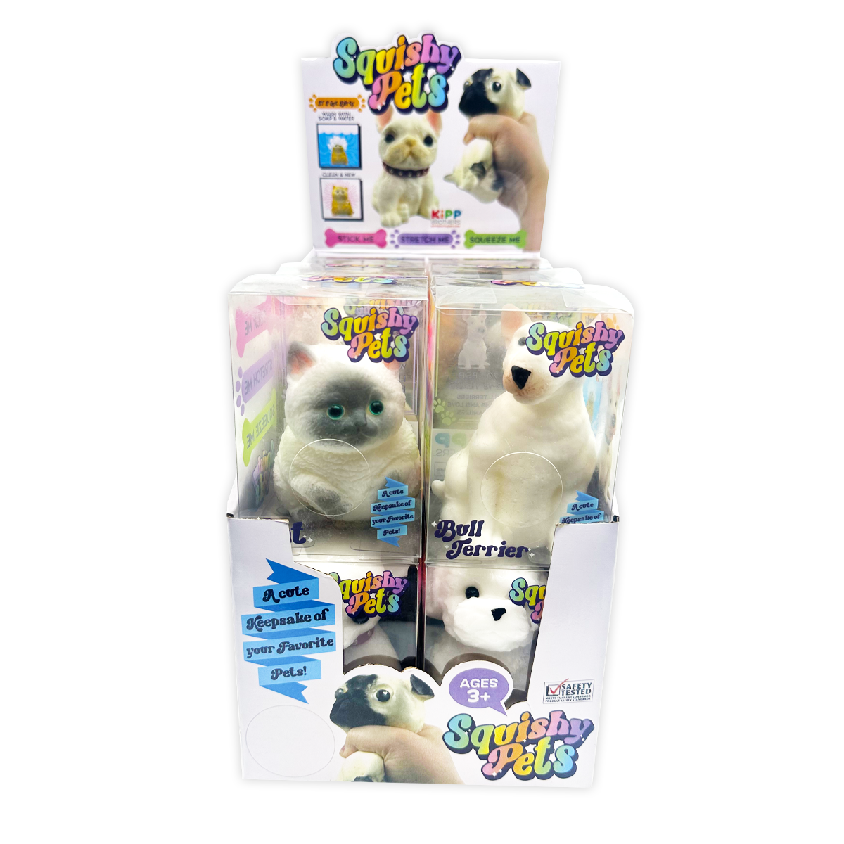 Novelty Brands - Wholesale Squishy Toy - Kids & Baby - So Much Fun! Squishy Pets Keepsake Assortment - 12/Display2