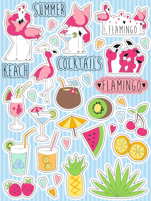 URSUS® / Buntpapierfabrik Ludwig Bähr GmbH & Co. KG - Wholesale Gift Box - "Flamingo" gift box set3