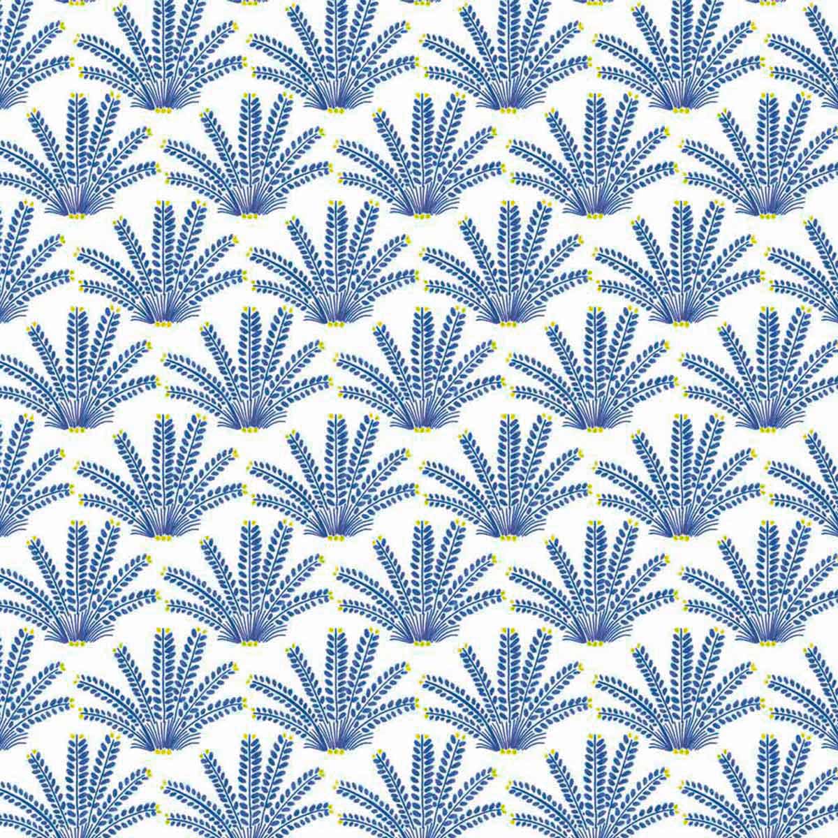 Little Cabari - Wholesale Fabric - MARACAS Blue fabric coupon0