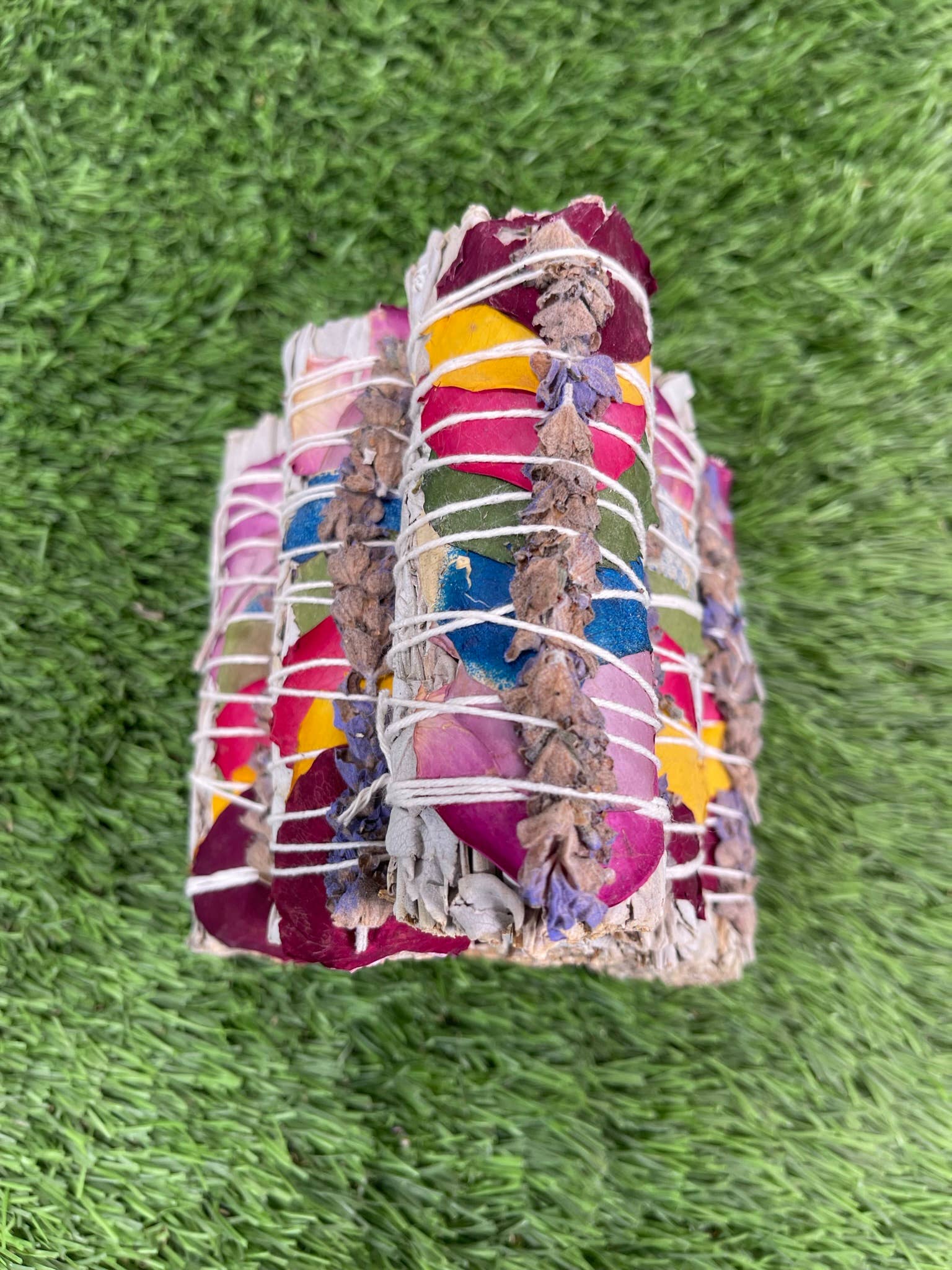 CaNatureLover - Wholesale Sage Bundle - ORGANIC 7 chakras white sage + Lavender, Hand Wrapped.2