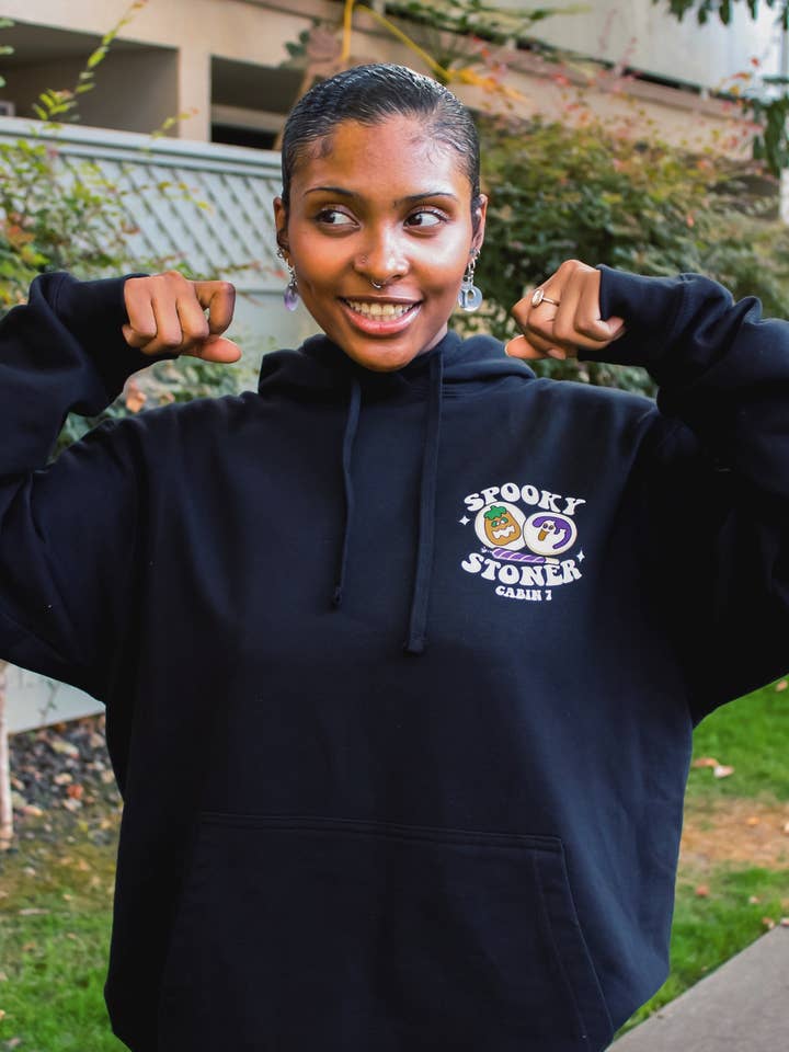 Cabin 7 Originals - Wholesale Hoodie - Women's - Spooky Stoner Society Hoodie