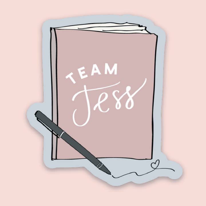 Team Jess Journal | Gilmore Girls Mini Sticker for wholesale by Declaration & Co