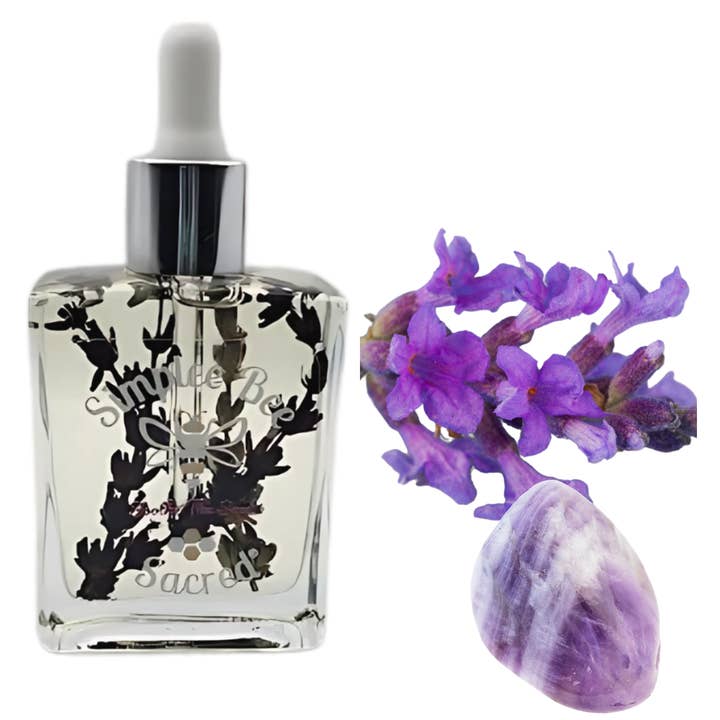 Huile Corporelle de Guérison pour Massage & Méditation Soin Holistique de Soi pour la vente par Simplee Bee Sacred®
