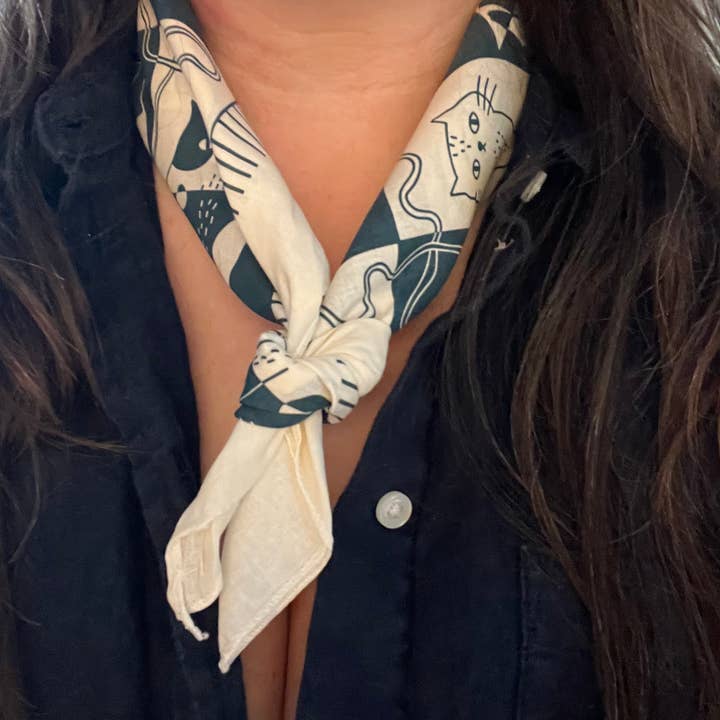 Pen+Pine - Wholesale Bandana - Unisex - Cozy Cats Bandana