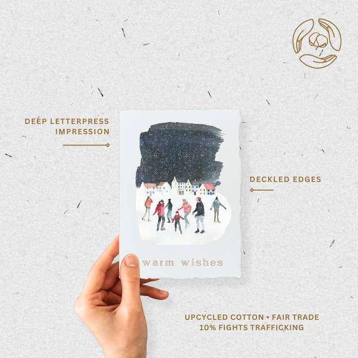 Paper Baristas - Wholesale Christmas Card - Warm Wishes | Christmas Holiday Greeting Card3