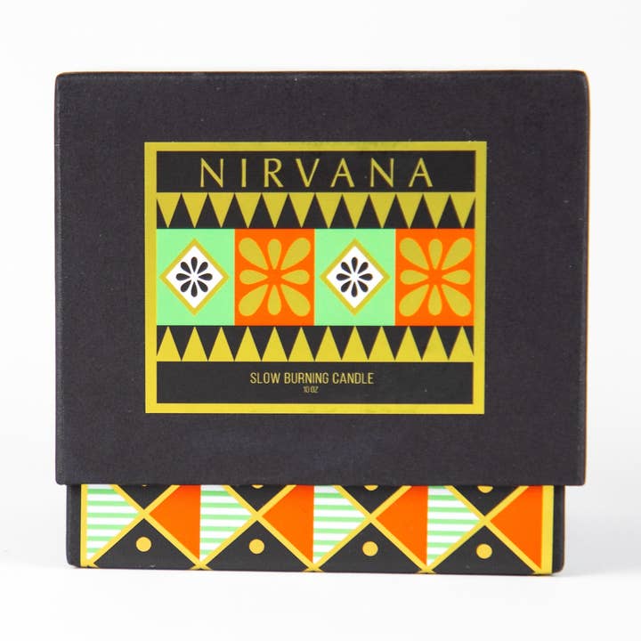 Nirvana 10 oz stearinlys for engroshandel hos Rue Dix Brooklyn