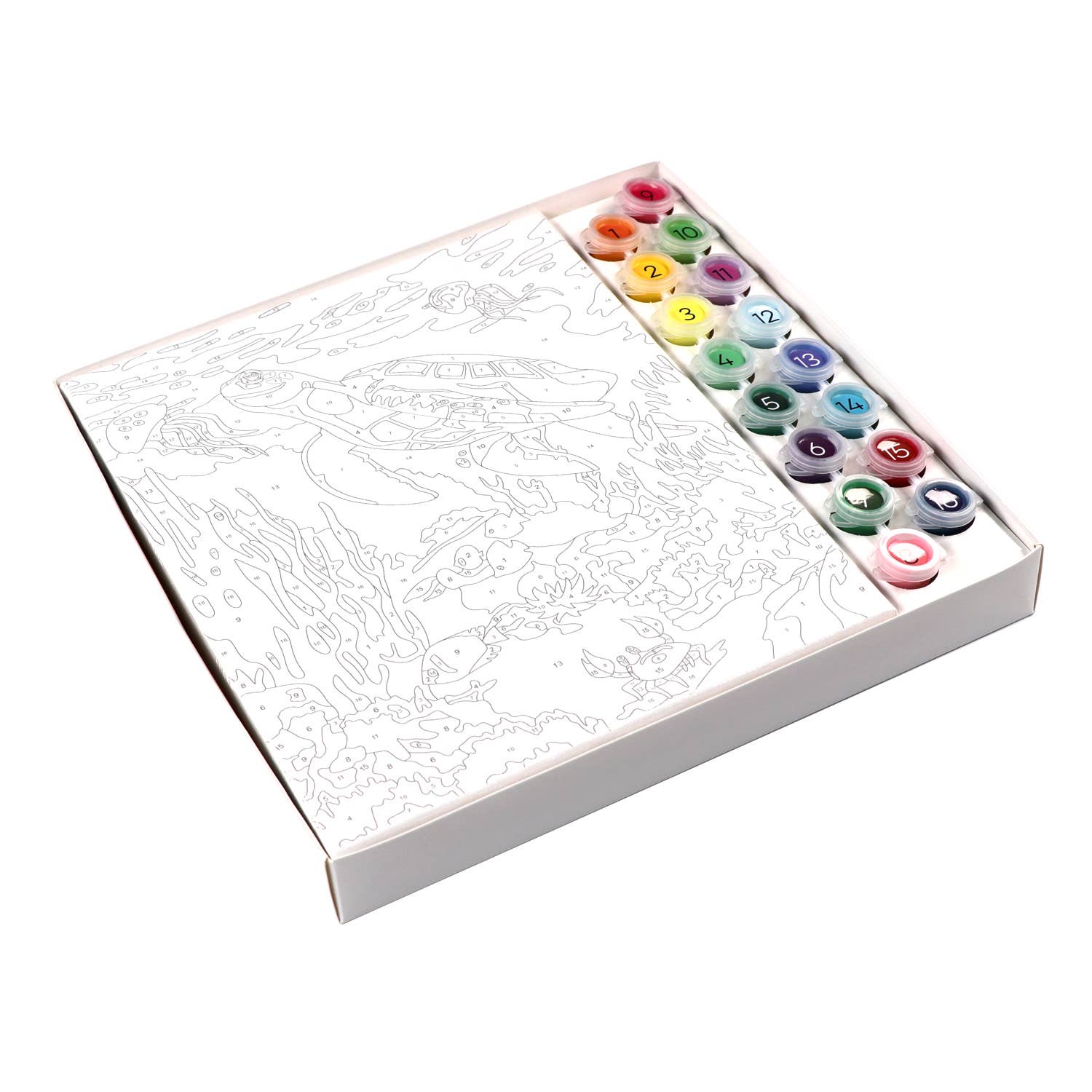 Bright Stripes - Wholesale DIY Craft Kit - Kids - iHeartArt Paint By Numbers Amazing Ocean3