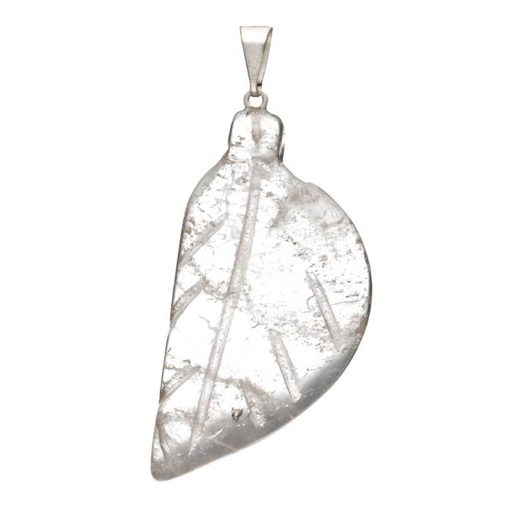 Vives de la Cortada S.L - Wholesale Individual Charm/Pendant - Smoky Quartz Leaf Pendant