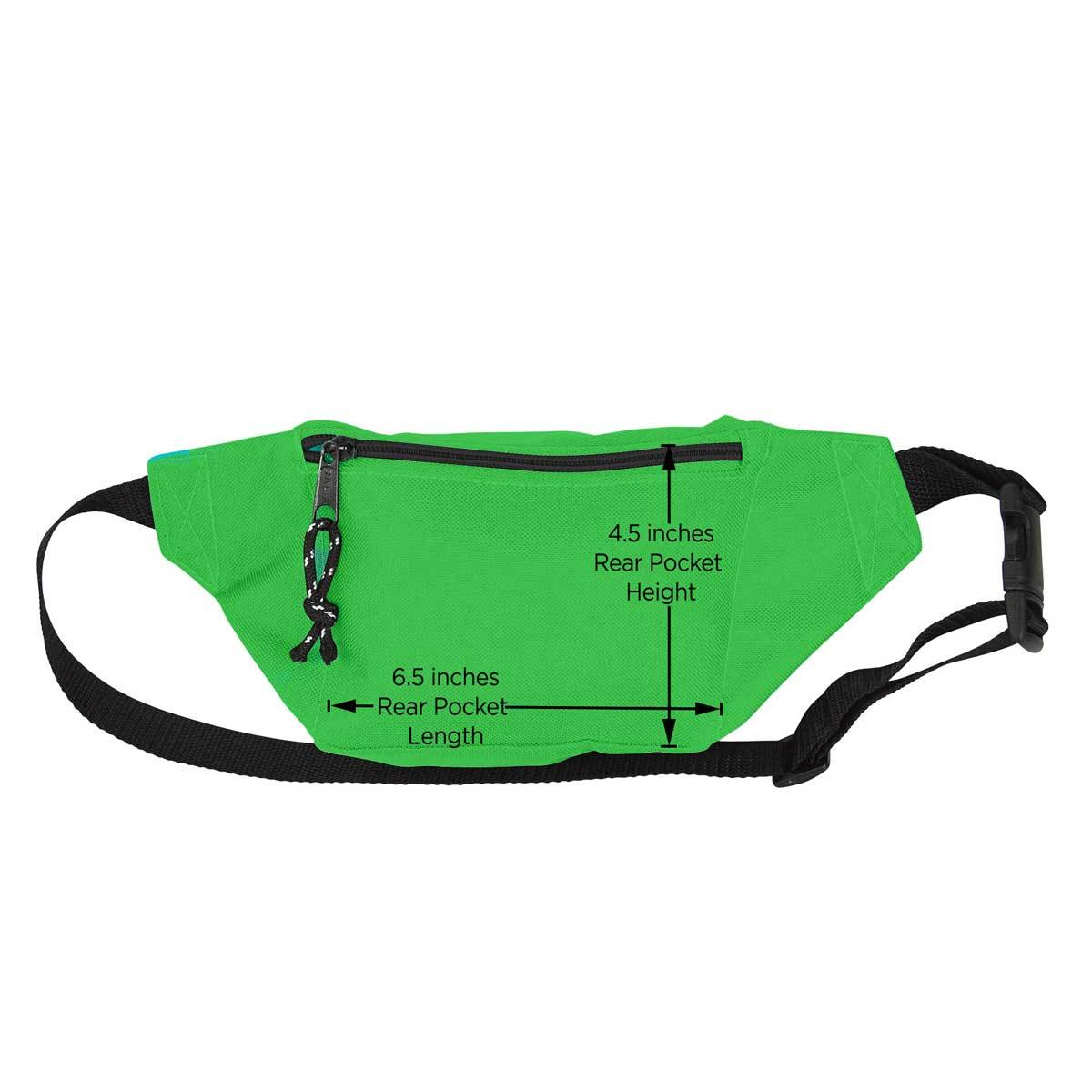 Dalix - Wholesale Belt Bag - Unisex - Dalix Round Fanny Pack w/ 3 Pockets29