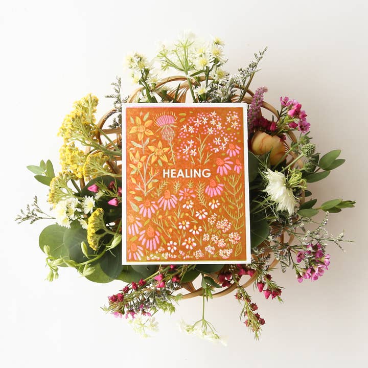 Healing Herb Garden Sympathy Card Healing Herb Garden Sympathy Card