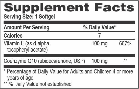 Health Thru Nutrition - Wholesale Oral Supplement/Vitamin - Hydrosoluble™ Coq-10 (as Q-gel® Mega) 100mg 60 Softgels3