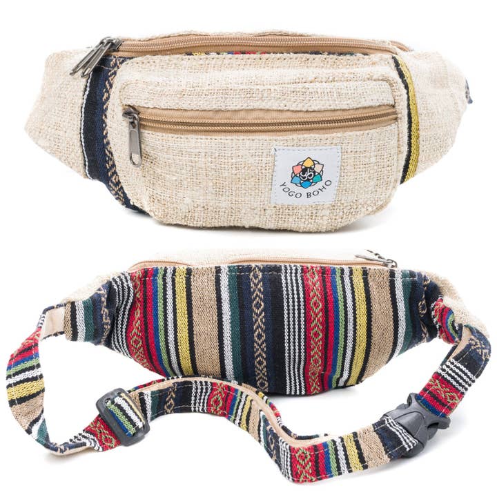 Hemp Fanny Pack - Bodhi Kushi for wholesale by Yogo Boho