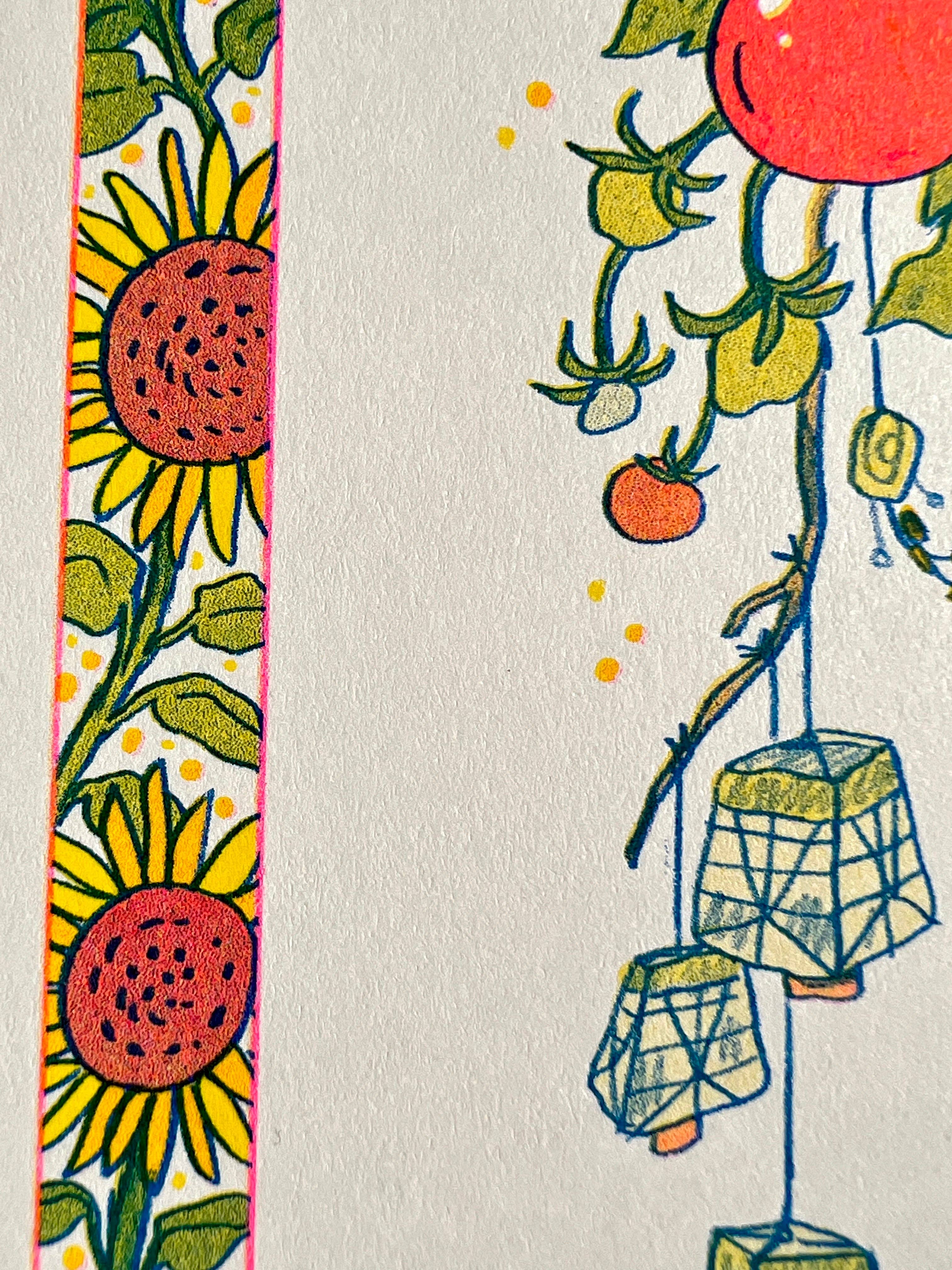 Natalie Andrewson - Vendita all'ingrosso Stampa artistica - Stampa Sunflower Fairy Riso4