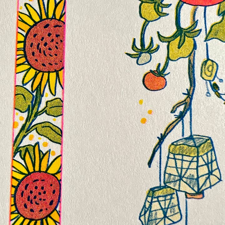 Natalie Andrewson - Vendita all'ingrosso Stampa artistica - Stampa Sunflower Fairy Riso4