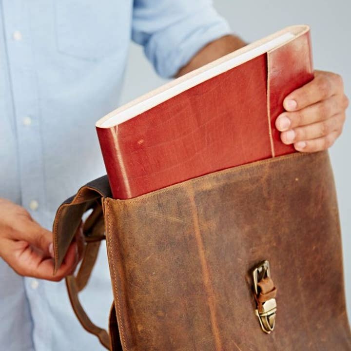 The Paper High Gift Company Limited - Wholesale Backpack - Women's - Buffalo Leather Distressed Leather Backpack