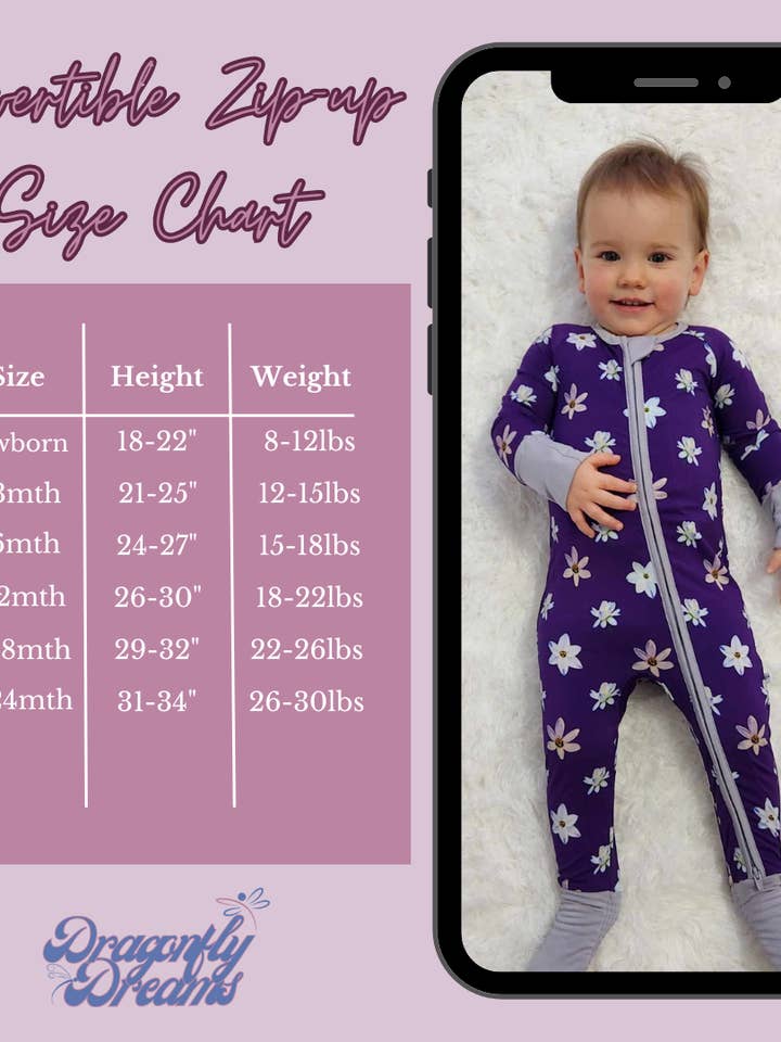 Dragonfly Dreams Bamboo - Wholesale Jumpsuit - Baby - In Love with Pooh Convertible Zip-Up