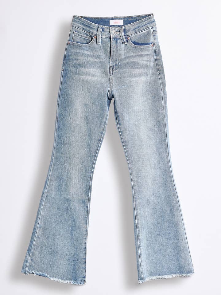 YMI - Wholesale Pants - Kids - Girls Frey Hem Flare