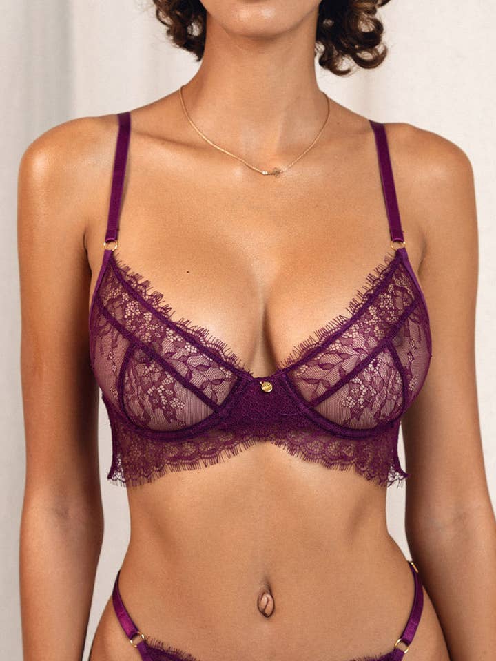 Nadia Bra Purple for wholesale by Forever a Day Intimates