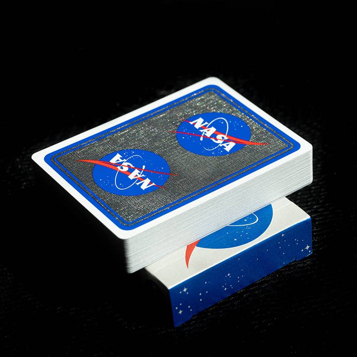 FULTONS Playing Cards - Wholesale Playing Cards - NASA Foil “Meatball” Logo Playing Cards