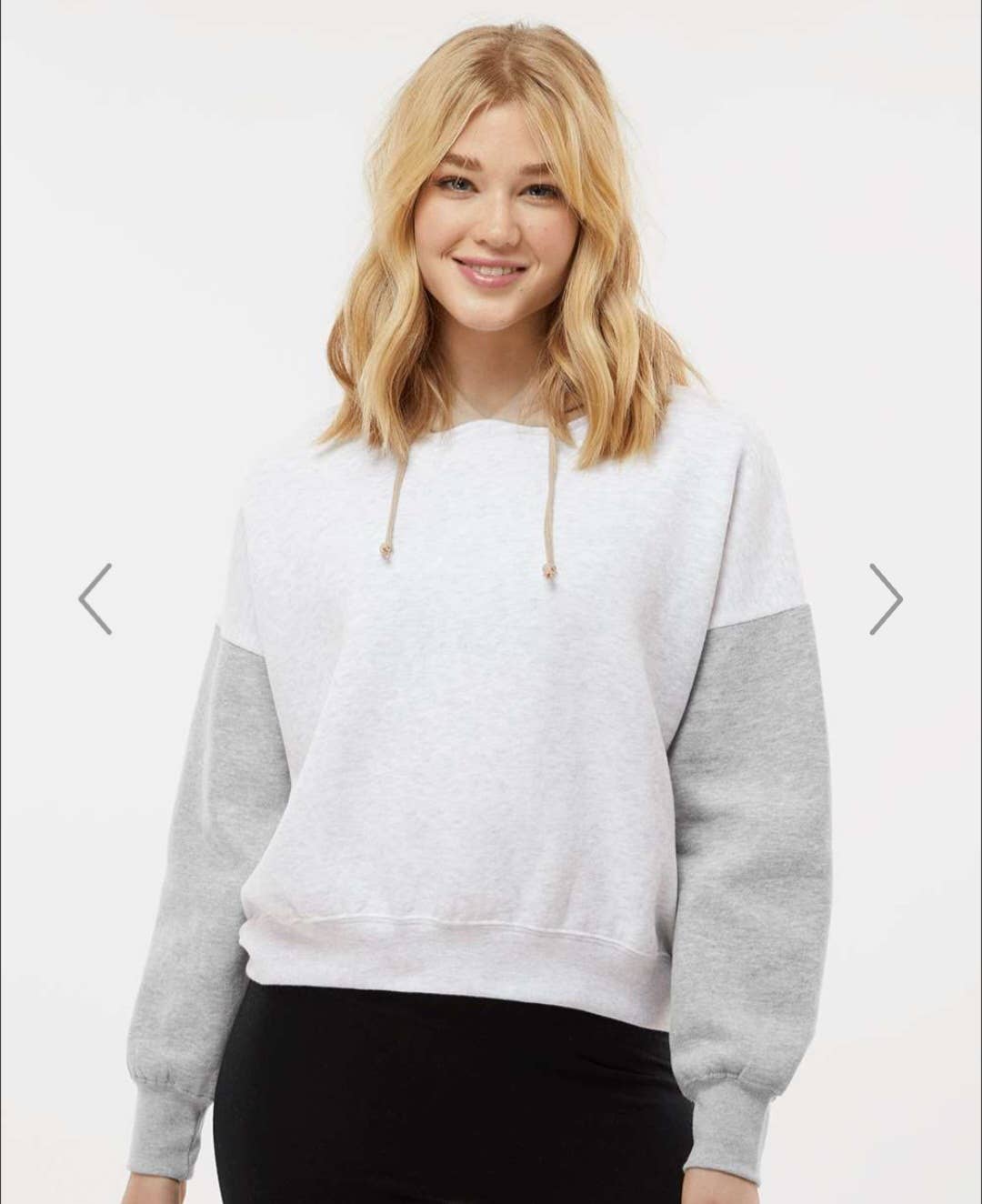 Coffee and Chaos Apparel - Wholesale Hoodie - Women's - Custom embroidered hoodie- cropped color block hoodie 3