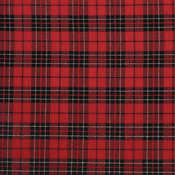C&F Home - Wholesale Tea Towel - SALE Red Black Plaid Towel1