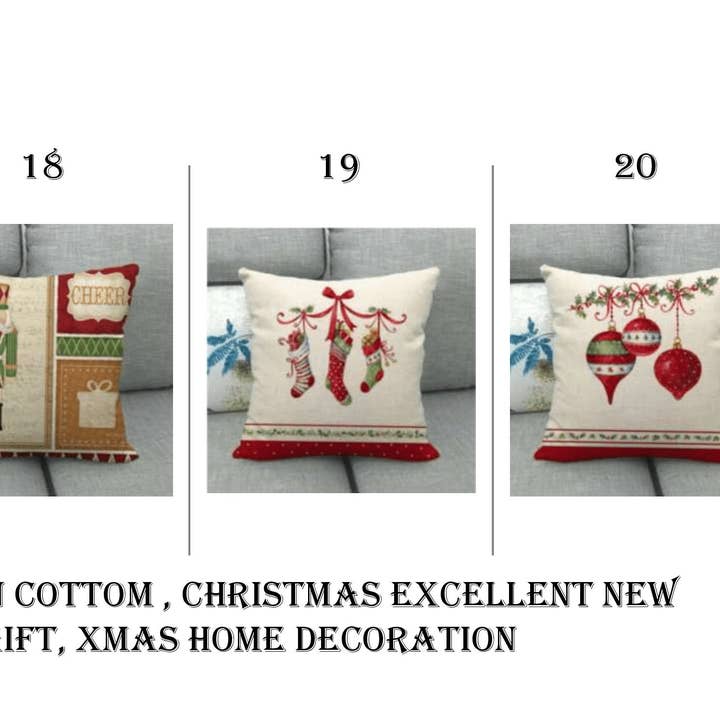 Decorazioni natalizie, Copricuscino, Set regalo orecchini per la vendita all'ingrosso da parte di Eco Candle Lights